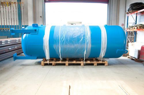 Recipiente di azoto - RAL5015 - BAGLIONI - per aria compressa / in acciaio al carbonio