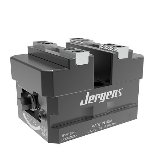 Morsa autocentrante - 5CV13 series - Jergens, Inc. - per macchina utensile a 5 assi / a basso profilo / 5 assi