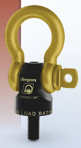 Anello di sollevamento articolato - Shackle-Lok™ series - Jergens, Inc. - girevole a 360° / girevole a 180° / ad avvitamento
