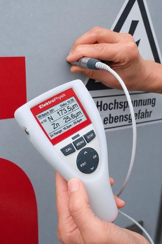 Misuratore di spessore di fogli secchi - MiniTest 735 - ElektroPhysik Dr. Steingroever GmbH & Co. KG - di acciaio / di rivestimento / per vernice