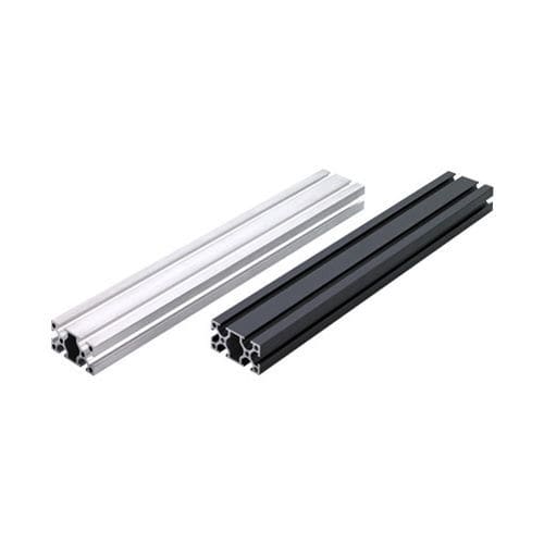 Profilo estruso - EM series - GIMATIC - in alluminio / con scanalature / di guida
