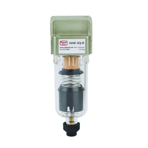 Filtro per aria compressa - MMF-2P-D - Clippard - a cartuccia / centrifugo / in ghisa di alluminio
