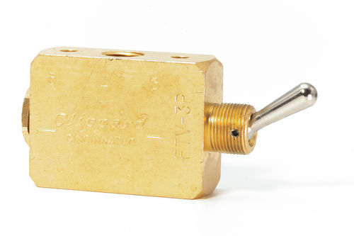 Valvola manuale - FTV - Clippard - a levetta / pilota / per pannelli