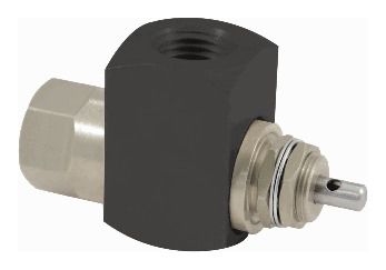Distributore idraulico a valvola - CR-GV-2 - Clippard - con azionamento manuale / a 2 vie / normalmente chiusa