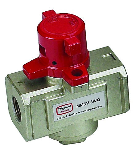 Valvola manuale - MMSV-3PP - Clippard - di arresto