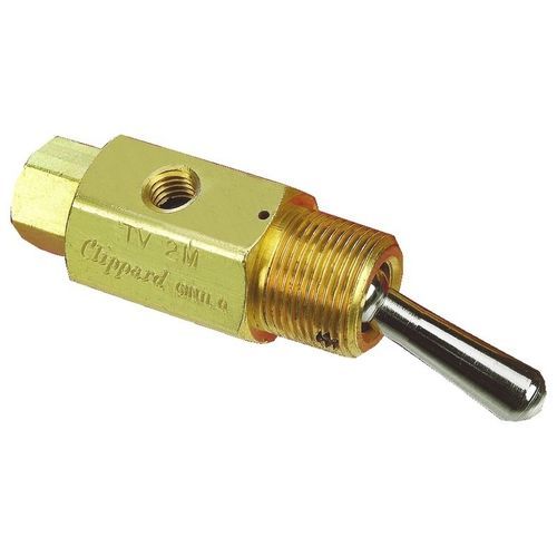 Valvola a levetta - Toggle Valves – TV(O)-2/3 Series - Clippard - a otturatore / per acqua / per olio