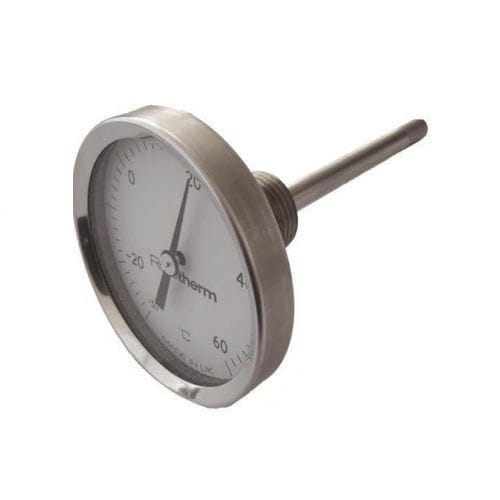 Termometro bimetallico - BL1 series - British Rototherm Co. Ltd - con quadrante / °C / con flangia