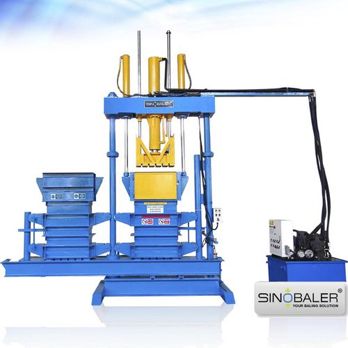 Pressa imballatrice per tessili - SVBT2-L2C-400 - SINOSPECT INDUSTRIAL CO.,LTD - verticale / a carico dall'alto / alta densità