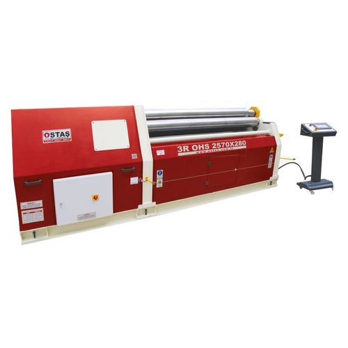 Curvatrice idraulica - 3R OHS series - OSTAS MACHINERY - per lamiere / a 3 rulli trascinatori / CNC