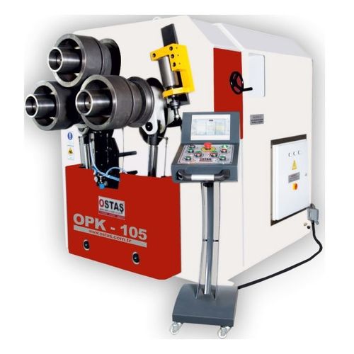 Curvatrice idraulica - OPK - 105 - OSTAS MACHINERY - per tubi / per profilati / a 3 rulli trascinatori