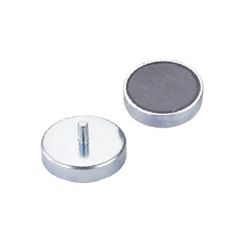 Magnete in ferrite - SWF3 series - NINGBO SOUWEST MAGNETECH DEVELOPMENT CO.,LTD - di fermo / con filettatura esterna