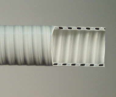Tubo flessibile in PVC - KA-GH-PU 7288 - VACUFLEX GmbH - industriale / a doppia parete