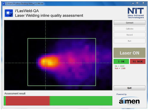 Sistema di monitoraggio condizioni - i3LasWeld  - New Infrared Technologies, S.L. - di allineamento / di saldatura laser / per l'industria automobilistica