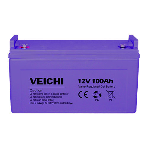 Batteria piombo-acido - SIB-100AH-12-GE - SUZHOU VEICHI Electric Co., Ltd. - rettangolare / 12 V / solare