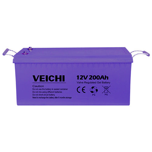 Batteria piombo-acido - SIB-200AH-12-GE - SUZHOU VEICHI Electric Co., Ltd. - rettangolare / 12 V / solare
