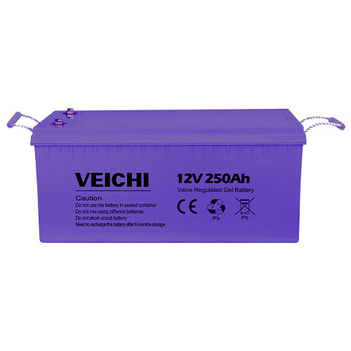 Batteria piombo-acido - SIB-250AH-12-GE - SUZHOU VEICHI Electric Co., Ltd. - rettangolare / 12 V / solare