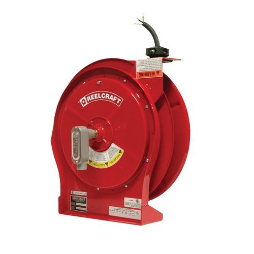 Avvolgitore di cavi - L 5550 124 X - Reelcraft Industries, Inc. - a richiamo automatico / per uso prolungato / su staffa