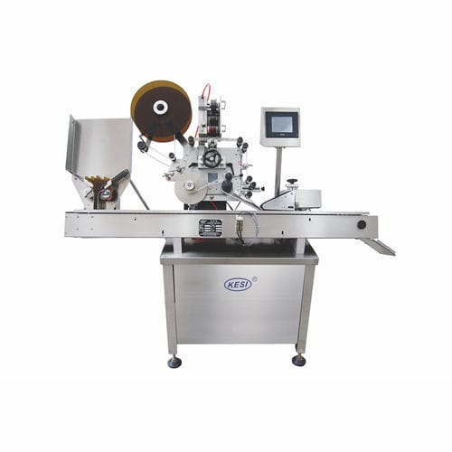 Etichettatrice orizzontale - WTB90 - Shanghai Ke Si Packing Machinery Co.,Ltd. - automatica / per bottiglie / per applicazione laterale