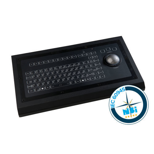 Tastiera da ufficio - KSML92-MC1 series - NSI - a tasti meccanici / 92 tasti / con trackball
