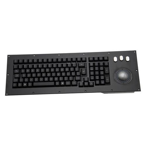 Tastiera ad incastro - MKBL107 - NSI - a tasti meccanici / con trackball / MIL-STD-461G