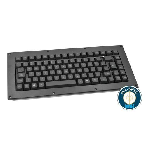 Tastiera da ufficio - MKB87 - NSI - ad incastro / a tasti meccanici / MIL-STD-810G