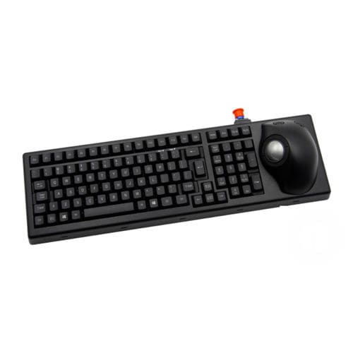 Tastiera da ufficio - MKBE104 - NSI - ad incastro / a tasti meccanici / con trackball