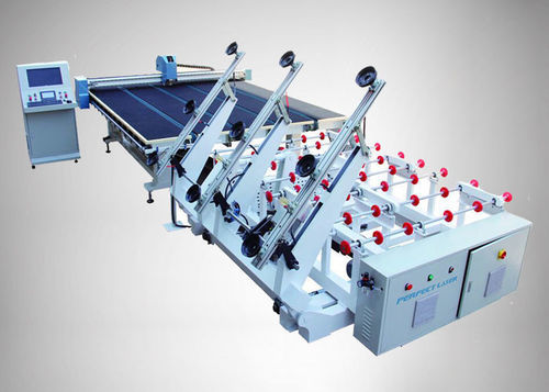 Tavolo di taglio per vetro - PEG-7015 - Perfect Laser Co., Ltd. (China) - a lama rotante / a vuoto / aspirante