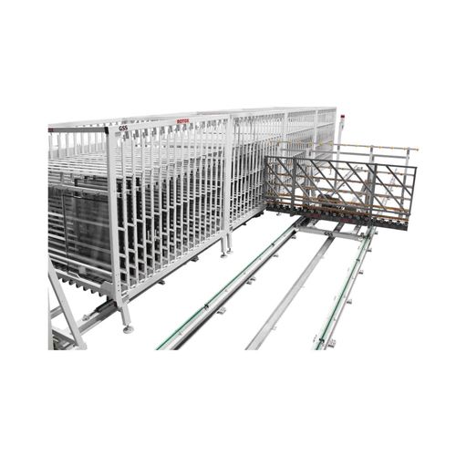 Sistema di smistamento manuale - GSS - ROTOX GmbH - per vetro