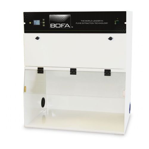 Armadio per estrazione di fumi - FumeCAB 1000 iQ - BOFA International - benchtop / a porte battenti / in metallo