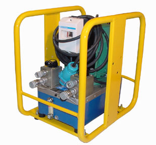 Centralina idraulica con motore elettrico - GHE 2S series - HYDR'AM - mobile