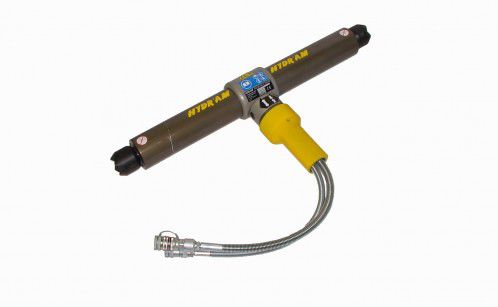 Cilindro idraulico - VHEM 500 series - HYDR'AM - a doppio effetto / in lega leggera / resistente all'acqua
