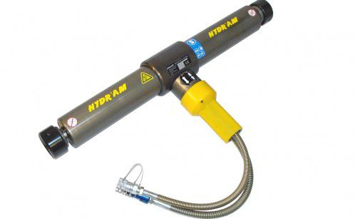 Cilindro idraulico - VHES 425 series - HYDR'AM - a doppio effetto / in lega leggera / resistente all'acqua