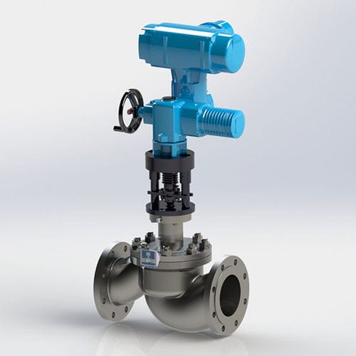Valvola a globo - MRV - Kühme Armaturen GmbH - elettrica / di controllo / di distribuzione