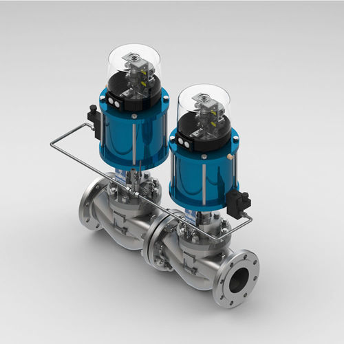 Valvola a otturatore - KVH-KVH - Kühme Armaturen GmbH - pneumatica / di controllo / di arresto