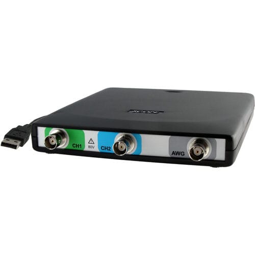 Oscilloscopio analogico - Handyscope HS5 series  - TiePie engineering - portatile / a 2 vie / con generatore di forma d'onda arbitraria