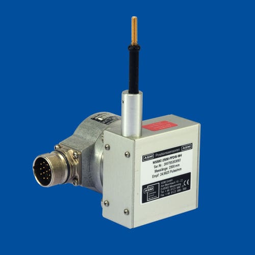 Sensore di posizione a cavo - posiwire® WS58C - ASM Automation Sensorik Messtechnik GmbH - meccanico / CANopen / con interfaccia