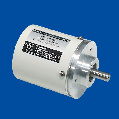 Encoder angolare assoluto - posirot® AWS1 - ASM Automation Sensorik Messtechnik GmbH - potenziometrico / con flangia sincronizzata / analogico