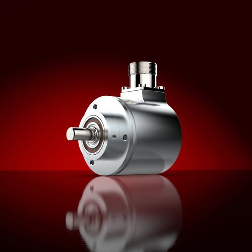 Encoder rotativo assoluto - GEL 2037 - LENORD + BAUER - magnetico / con flangia / CAN
