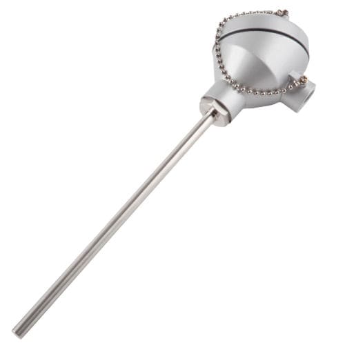 Termocoppia tipo K - H&b Sensors - a termocoppia tipo J / con flangia / con isolamento minerale