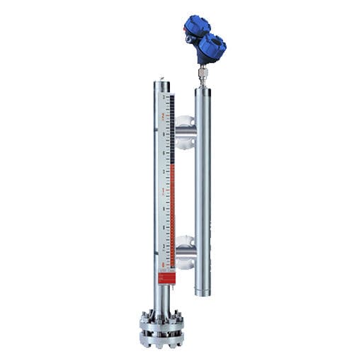Livello visivo per liquidi - GEMINI™ - H&b Sensors - magnetico / con flangia / in acciaio inossidabile