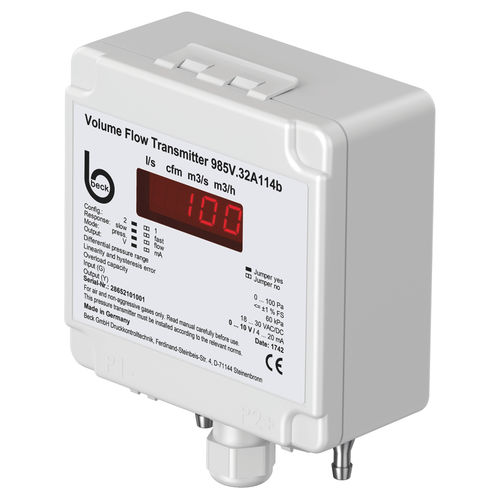Trasmettitore di pressione differenziale - 985v series - Beck Sensortechnik GmbH - piezoresistivo / 4-20 mA / 0-10 V
