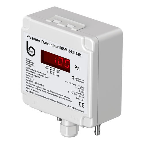 Trasmettitore di pressione differenziale - 985 series - Beck Sensortechnik GmbH - a vuoto / piezoresistivo / 4-20 mA
