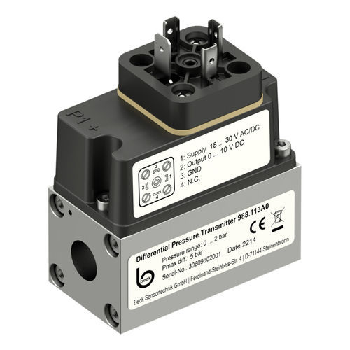 Trasmettitore di pressione differenziale - 988 - Beck Sensortechnik GmbH - ceramica / 4-20 mA / 2 cavi
