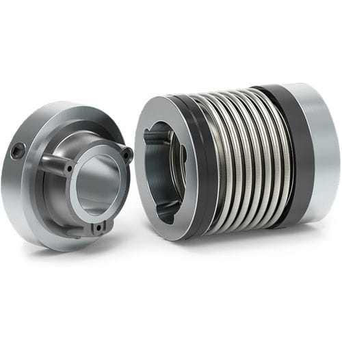 Giunto a soffietto - MK4 series - R + W Coupling Technology - per albero / a soffietto metallico / in miniatura