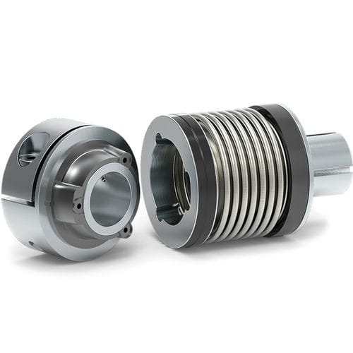 Giunto flessibile - MK6 series - R + W Coupling Technology - a soffietto / per albero / a soffietto metallico