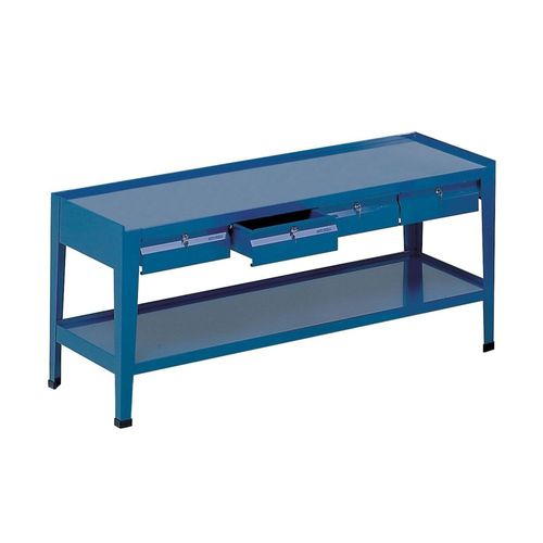 Banco da lavoro in legno - 205 - ARMECO - per officina / monoblocco / 4 cassetti