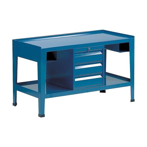 Banco da lavoro in legno - 204/C - ARMECO - per officina / monoblocco / 3 cassetti