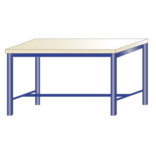 Banco da lavoro in faggio - 217/Z - ARMECO - per officina / monoblocco / metallico