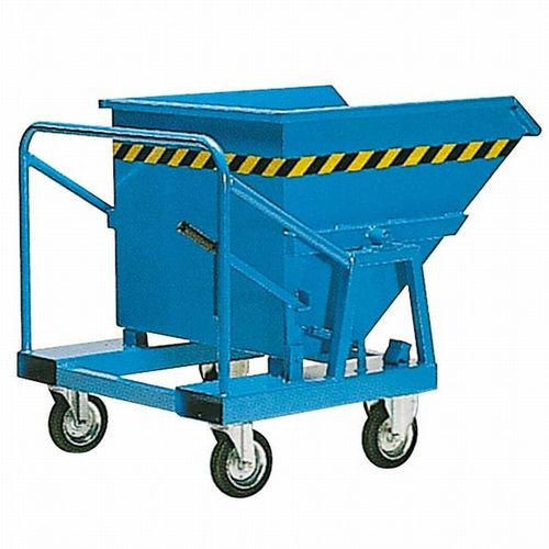 Contenitore per rifiuti in metallo - CPR/400 - ARMECO - con coperchio / 4 ruote