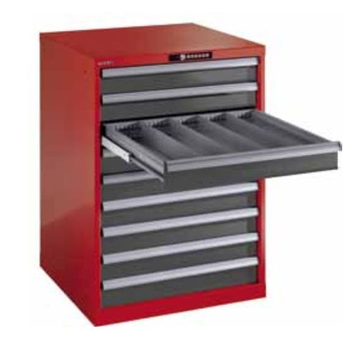 Armadio porta-attrezzi - LI/78.648 - ARMECO - a pavimento / 9 cassetti / monoblocco
